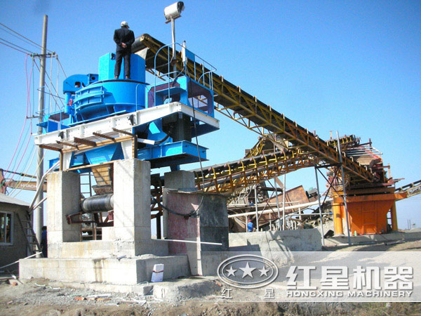 紅星為浙江蕪湖客戶(hù)定制的機制砂生產(chǎn)線(xiàn)