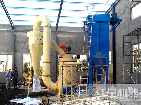 山西煤粉生產(chǎn)線(xiàn)現場(chǎng)