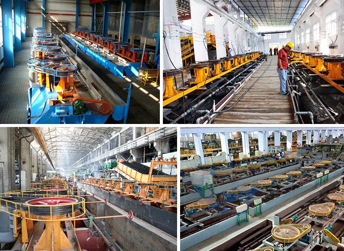 有色金屬浮選現場(chǎng)