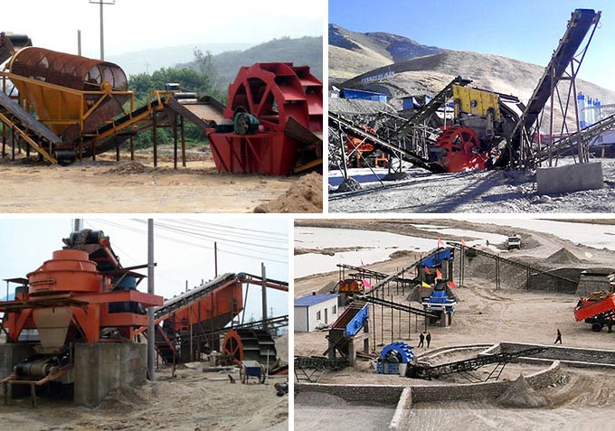 紅星輪斗式洗砂機作業(yè)客戶(hù)現場(chǎng)