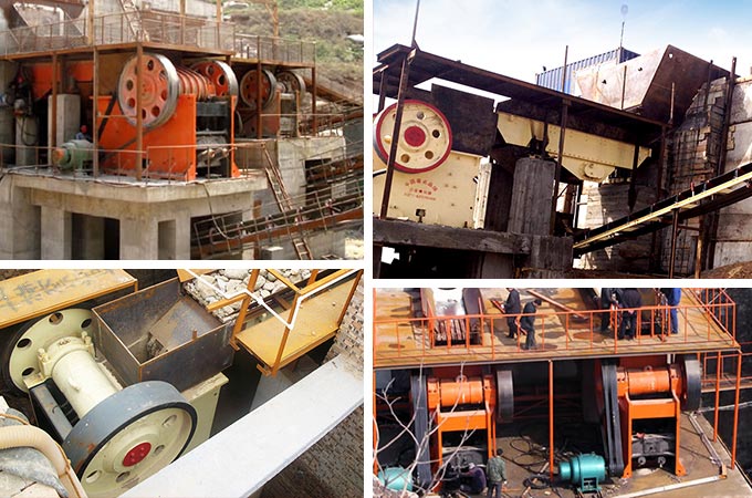 PE400×600顎式破碎機作業(yè)現場(chǎng)