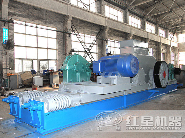高爐礦渣對輥式破碎機生產(chǎn)車(chē)間