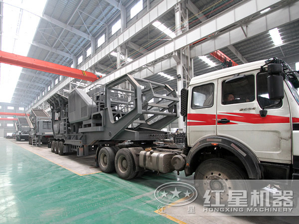 打進(jìn)重慶，紅星兩臺移動(dòng)破碎站于重慶成功投產(chǎn)