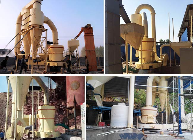 雷蒙機作業(yè)客戶(hù)現場(chǎng)