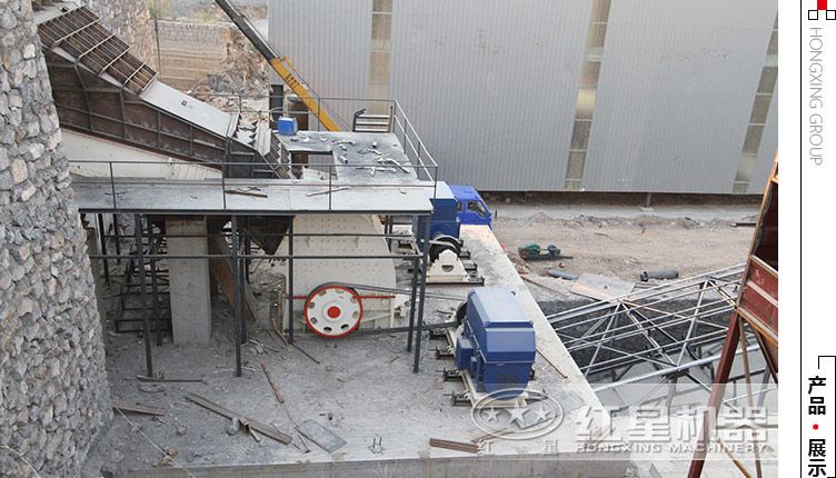 石頭錘破機作業(yè)客戶(hù)現場(chǎng)