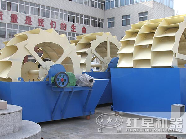 多種類(lèi)型下的輪斗式洗砂機