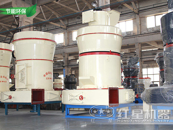 制備雙飛粉使用雷蒙磨，高產(chǎn)又環(huán)保且成品粒度還好