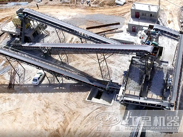 山西太原環(huán)保青石生產(chǎn)現場(chǎng)