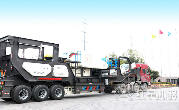 汽車(chē)移動(dòng)顎式磕石機