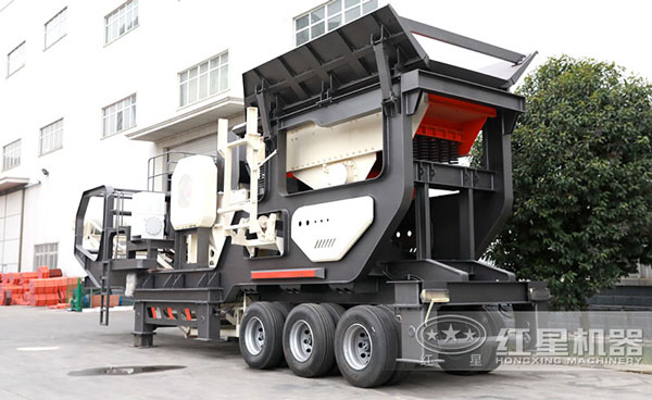 正火的移動(dòng)破碎石子機