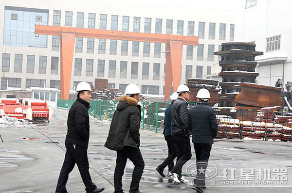 大雪過(guò)后用戶(hù)來(lái)廠(chǎng)參觀(guān)