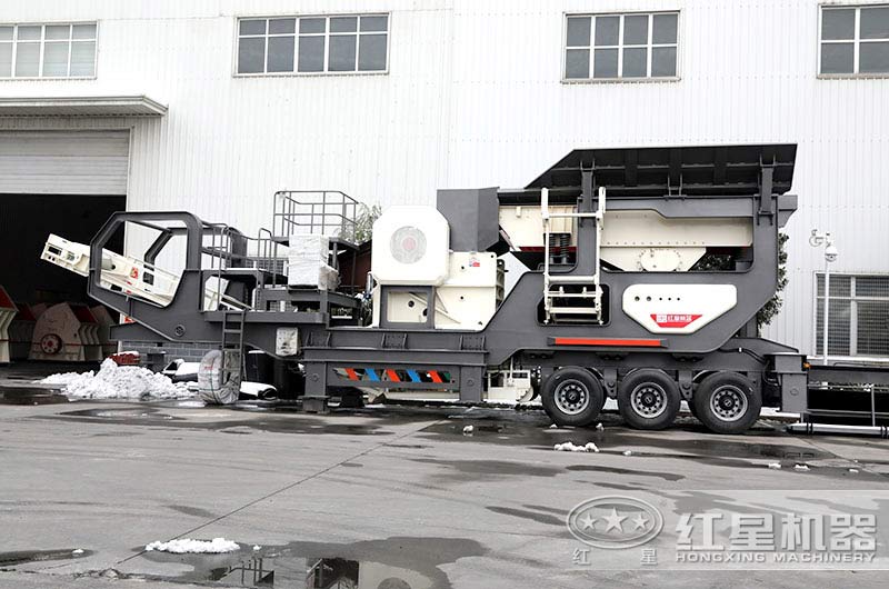 移動(dòng)小型碎石粉碎機