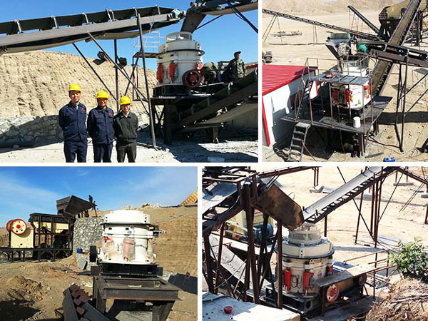 175圓錐破作業(yè)現場(chǎng)