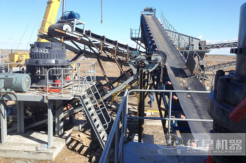 石頭圓錐破作業(yè)客戶(hù)現場(chǎng)