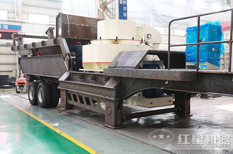 移動(dòng)制砂機半成品