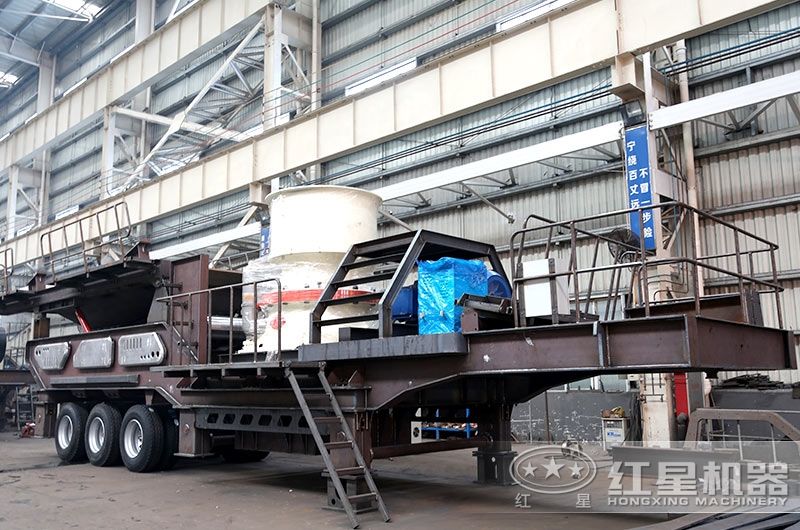 移動(dòng)制砂設備生產(chǎn)車(chē)間
