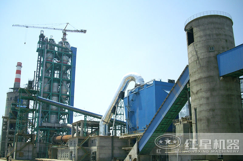 水泥廠(chǎng)設備全貌圖