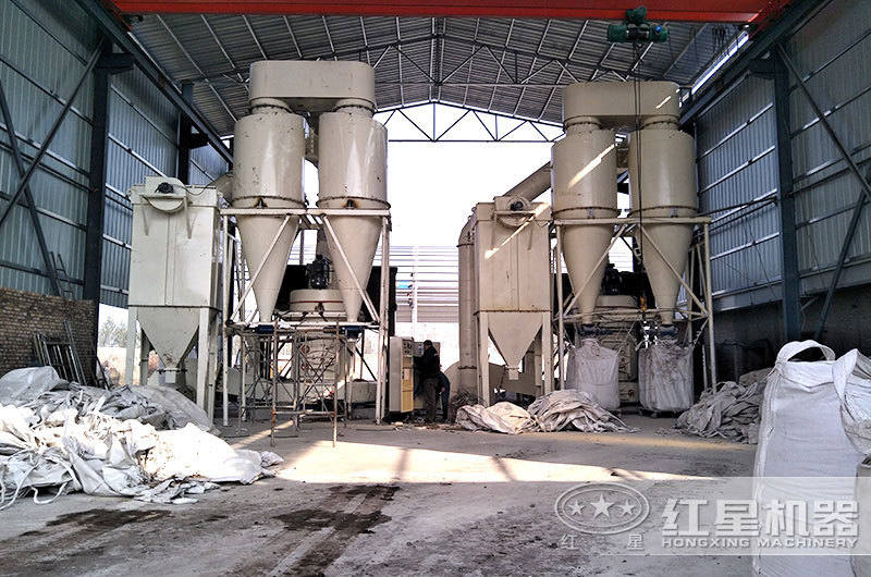 山西客戶(hù)滑石粉制備現場(chǎng)