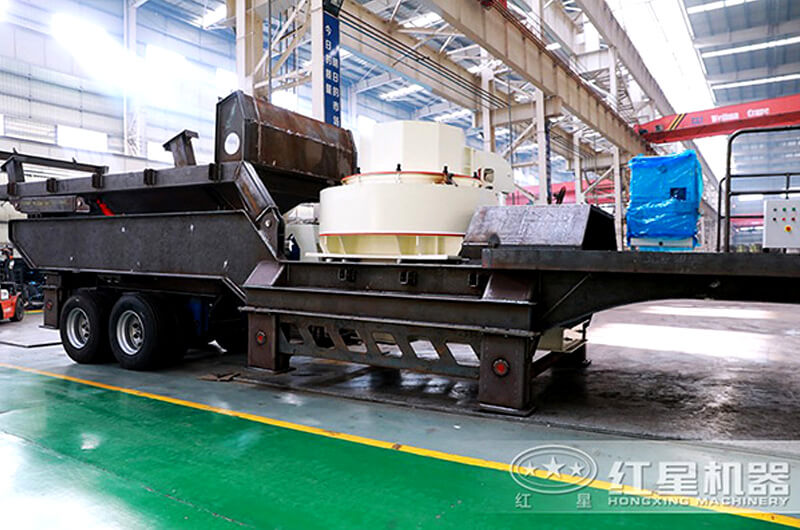 移動(dòng)制砂機車(chē)間組裝圖