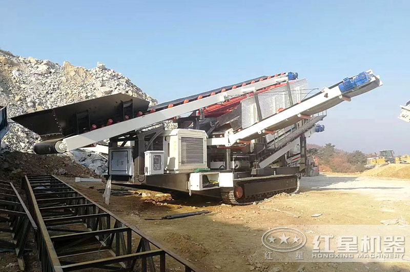 智能遙控履帶流動(dòng)石子機價(jià)格是多少