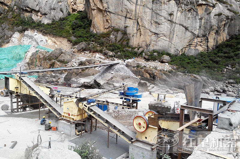 鵝卵石制砂客戶(hù)現場(chǎng)