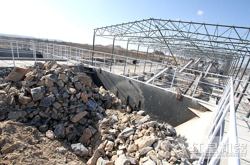 大型制石子現場(chǎng)