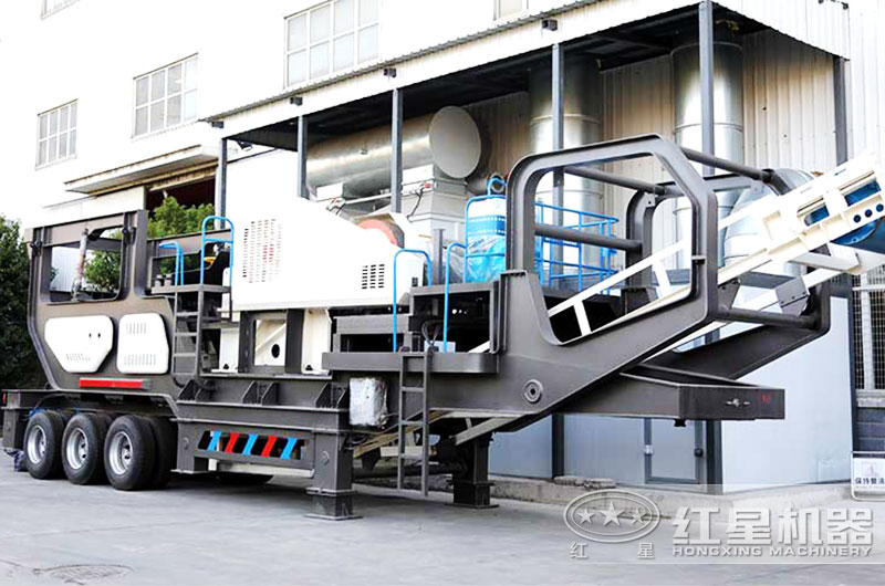 轉場(chǎng)方便的移動(dòng)制石子機