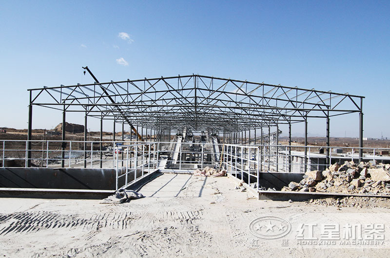 石頭制砂加工客戶(hù)現場(chǎng)