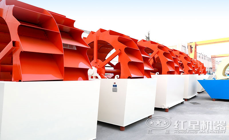 大型輪式洗砂機