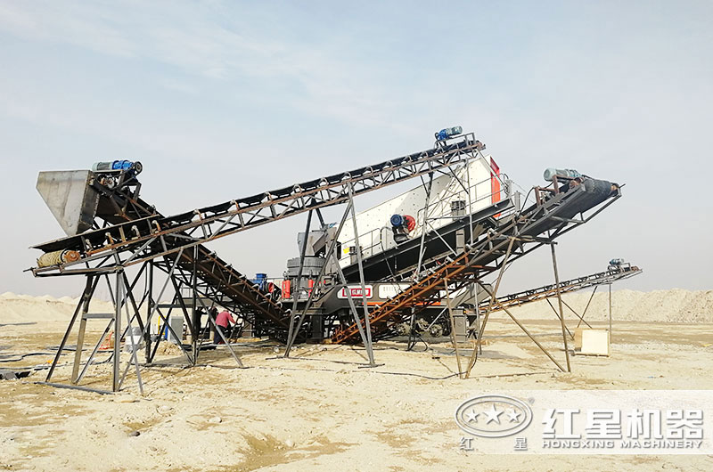 鋼筋混凝土破碎用什么機器？建筑垃圾移動(dòng)破碎站剛剛好