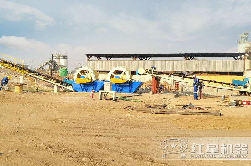 洗沙機作業(yè)現場(chǎng)