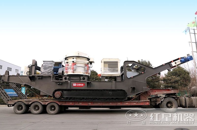 移動(dòng)磚渣粉碎機設備組成