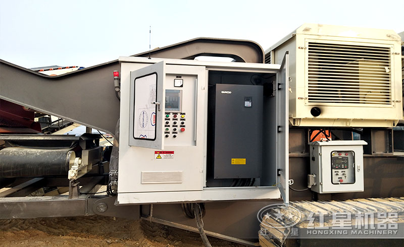 移動(dòng)磚渣粉碎機控制裝置