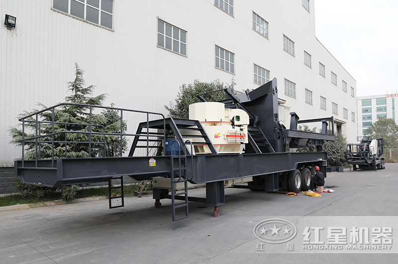 隨車(chē)一體碎石碾沙機