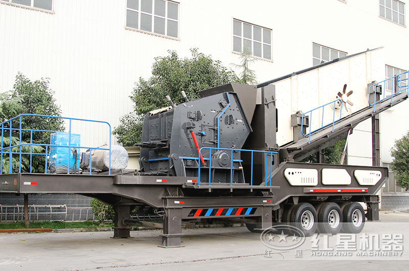 輪胎反擊破移動(dòng)磕石機