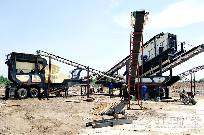 產(chǎn)量小的移動(dòng)磕石機哪種價(jià)格低回本快?