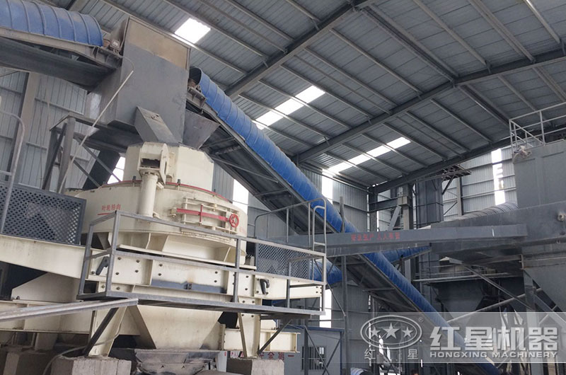 機制砂環(huán)保生產(chǎn)現場(chǎng)