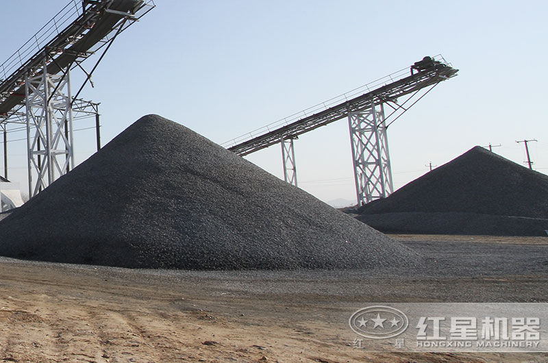 機制砂生產(chǎn)現場(chǎng)