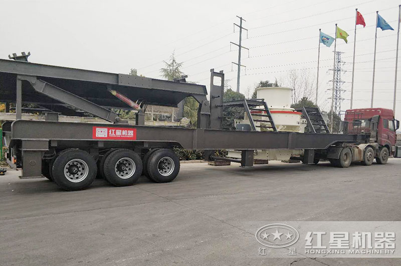 移動(dòng)破碎制沙一體機發(fā)貨中