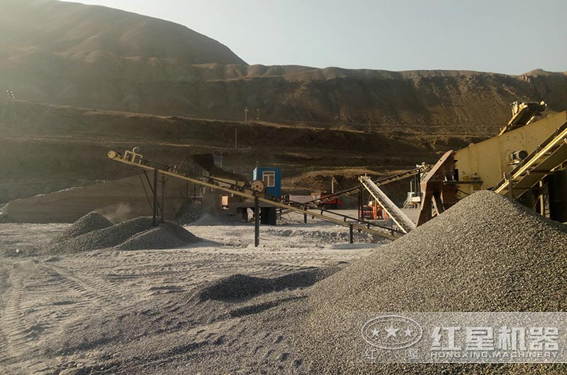 粉矸石機子全套設備湖北生產(chǎn)現場(chǎng)