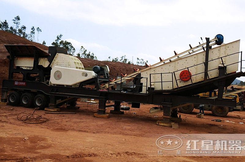 價(jià)格實(shí)惠的移動(dòng)錘式沙子破碎機現場(chǎng)