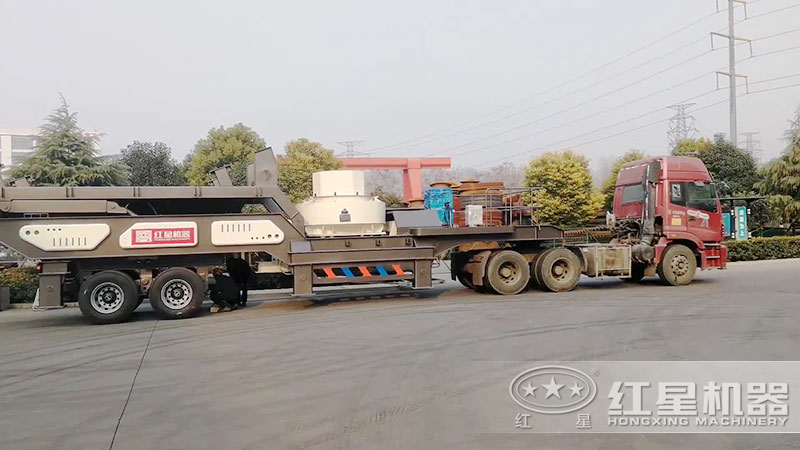 一小時(shí)60噸移動(dòng)制砂機規格參數及報價(jià)