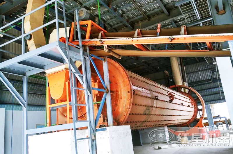 鋼渣棒磨機工作現場(chǎng)