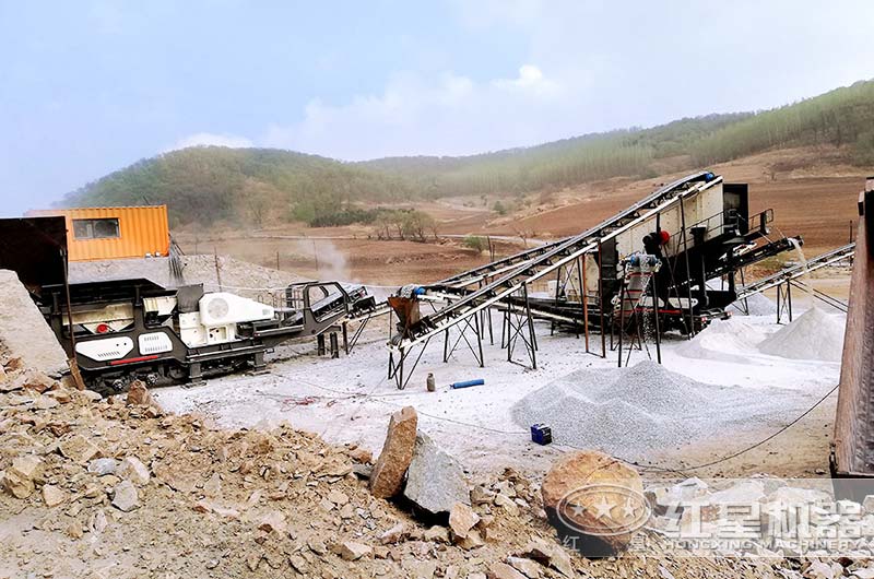 喜訊！時(shí)產(chǎn)40噸石灰石移動(dòng)破生產(chǎn)線(xiàn)于陜西寶雞正式投產(chǎn)運作