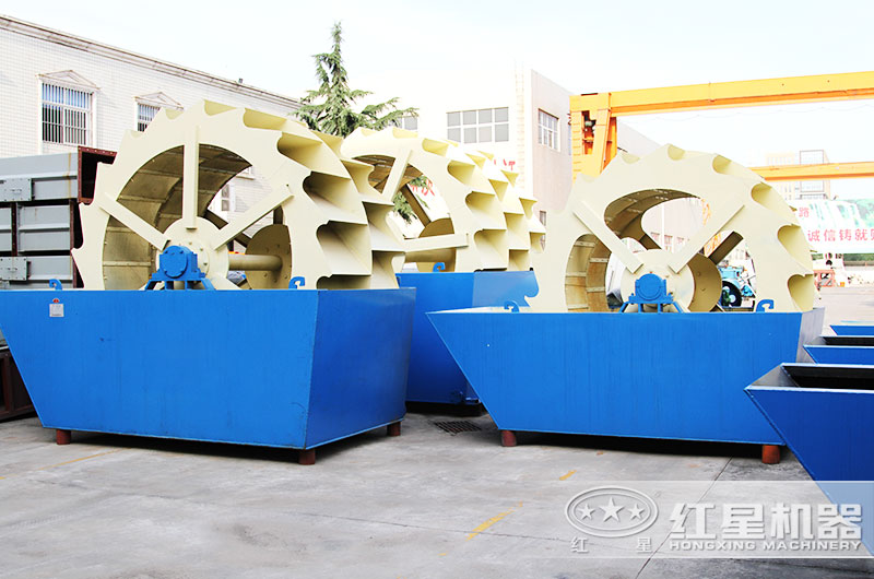 一天能洗3000噸的3020輪斗式洗砂機，以高產(chǎn)威震四方