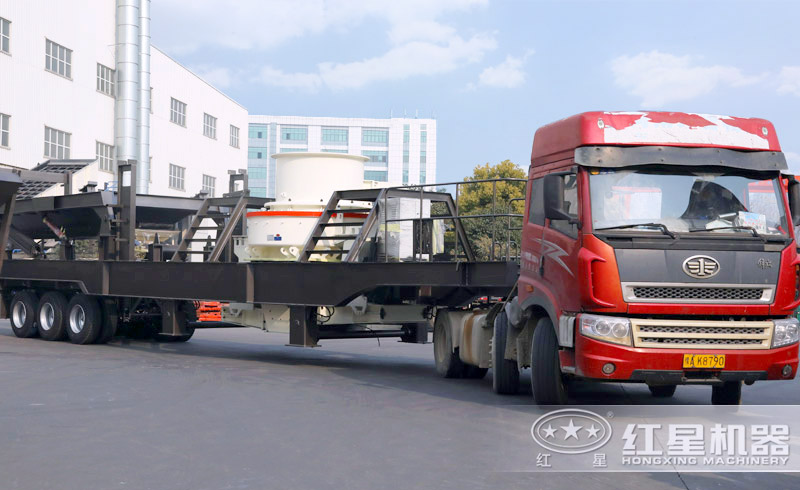 紅星移動(dòng)HVI制砂機準備發(fā)往安徽客戶(hù)