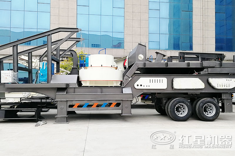 輪胎移動(dòng)制砂機