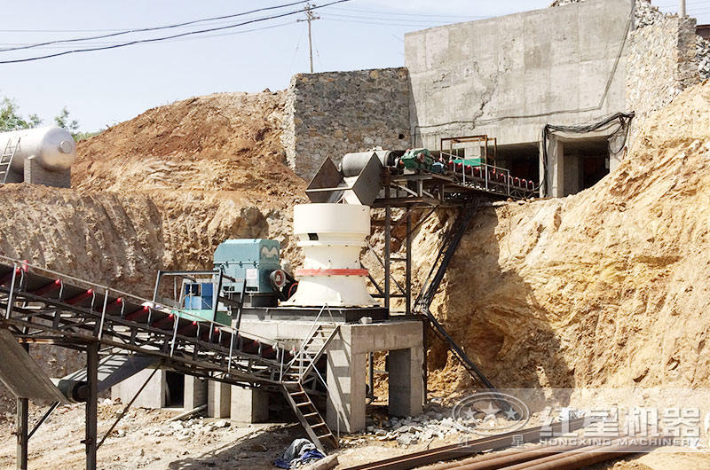 SC160S單缸圓錐破碎機生產(chǎn)現場(chǎng)