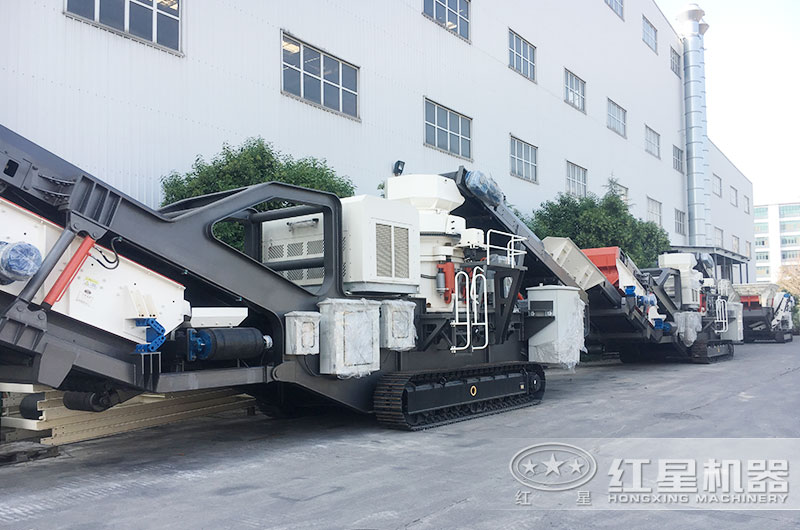 配置齊全的流動(dòng)打石子機