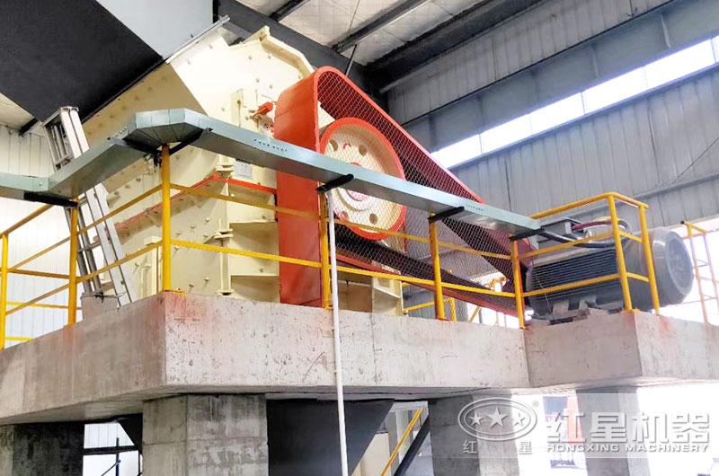 細碎機作業(yè)現場(chǎng)